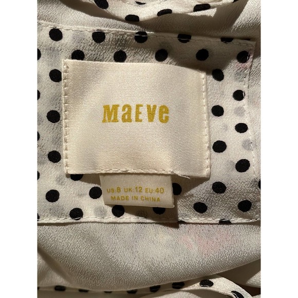 Maeve floral print silk top 8 - Picture 5 of 6